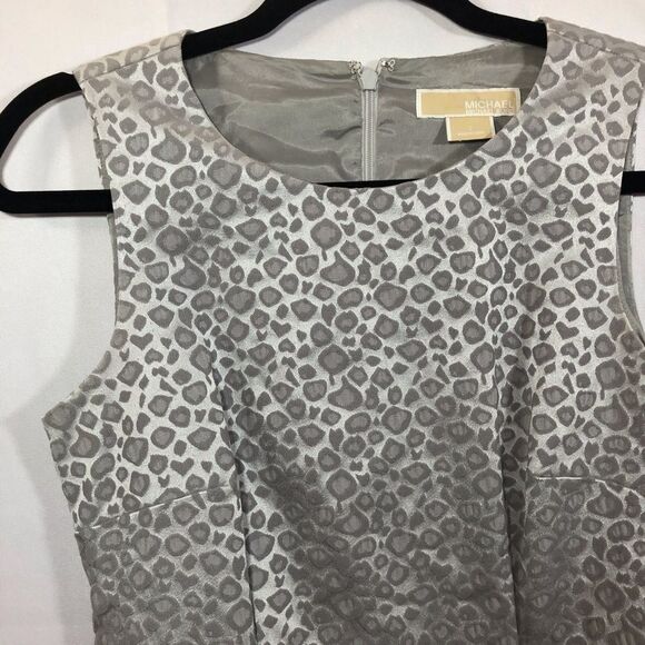 Michael Kors Sleeveless Dress in Silver - Picture 8 of 14
